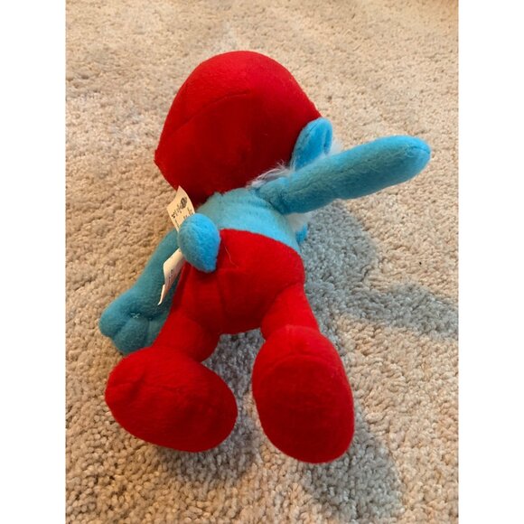 Vintage The Smurfs Papa Smurf Plush Toy By Nanco 11" Tall - Picture 7 of 7